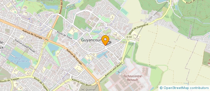 localisation de l'entreprise MONSIEUR JOAQUIM CERQUEIRE PEREIRA  GUYANCOURT