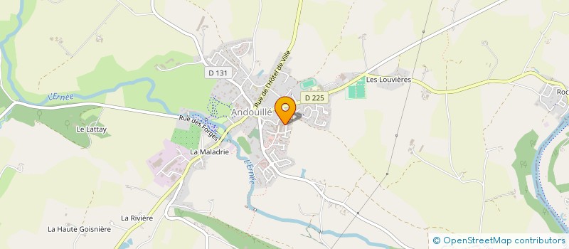 localisation de l'entreprise MONSIEUR JOAQUIM CHAUSSEE à ANDOUILLE