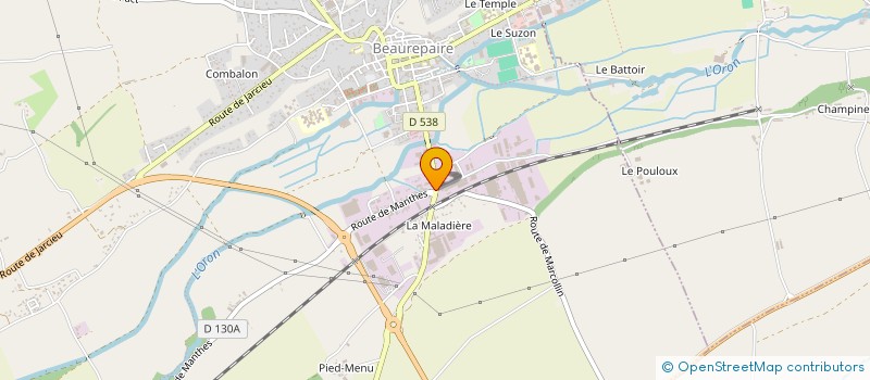 localisation de l'entreprise MONSIEUR JOAQUIM DA CUNHA MARIZ à BEAUREPAIRE