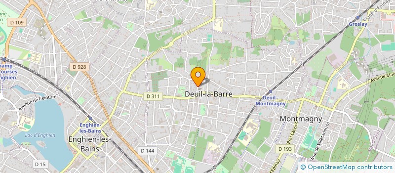 localisation de l'entreprise MONSIEUR JOAQUIM DA SILVA à DEUIL-LA-BARRE