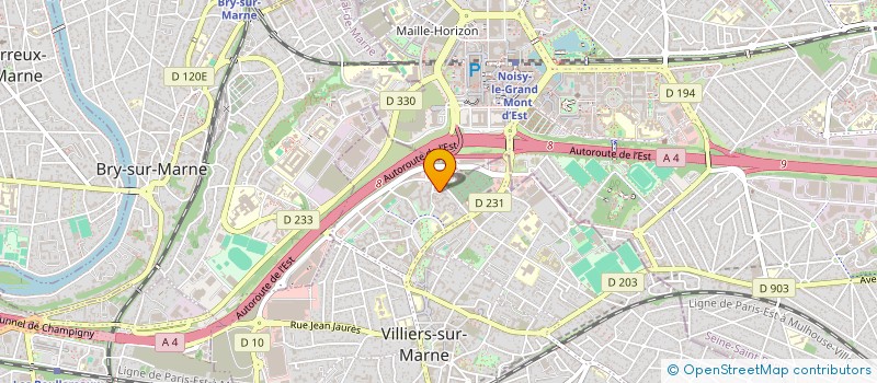 localisation de l'entreprise MONSIEUR JOAQUIM DA SILVA  VILLIERS-SUR-MARNE