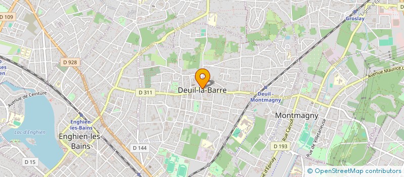 localisation de l'entreprise MONSIEUR JOAQUIM DA SILVA FERREIRA  DEUIL-LA-BARRE