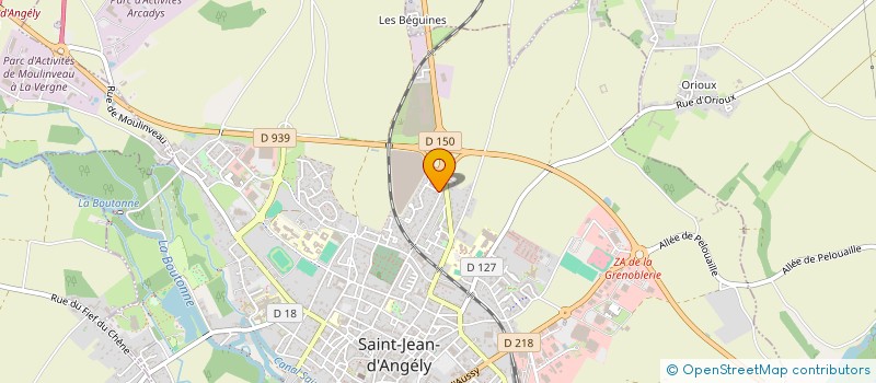 localisation de l'entreprise MONSIEUR JOAQUIM DA SILVA PEREIRA  SAINT JEAN D'ANGELY