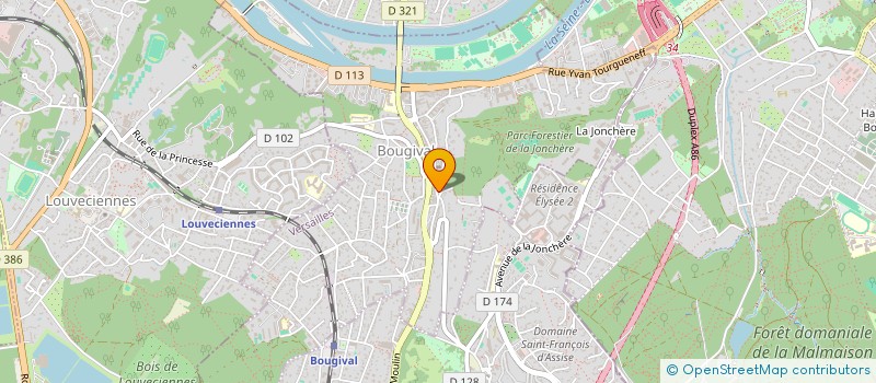 localisation de l'entreprise MONSIEUR JOAQUIM DALES  BOUGIVAL