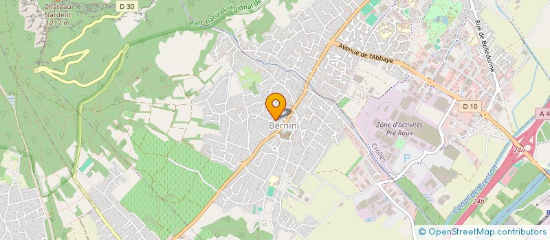 localisation de l'entreprise MONSIEUR JOAQUIM DAUBAGNA--LEFEBVRE  BERNIN