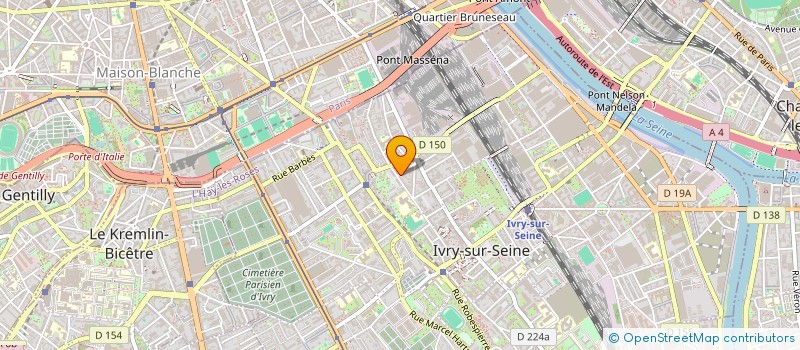 localisation de l'entreprise MONSIEUR JOAQUIM DE CASTRO ANTUNES  IVRY-SUR-SEINE