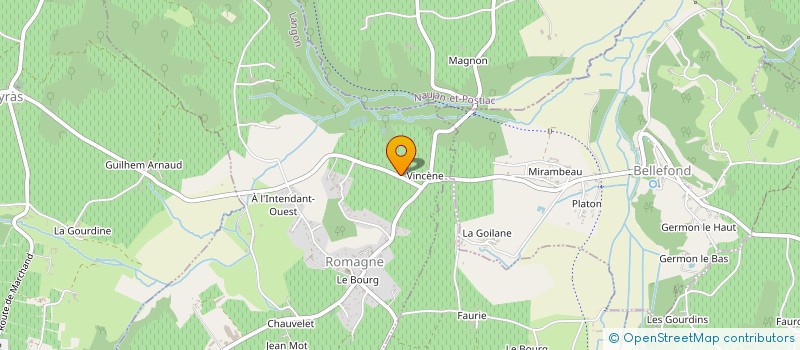 localisation de l'entreprise MONSIEUR JOAQUIM DE MATOS  ROMAGNE