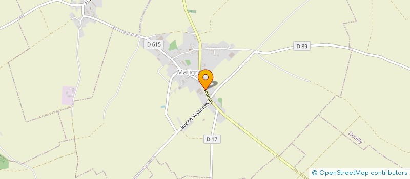 localisation de l'entreprise MONSIEUR JOAQUIM DE SOUSA  MATIGNY