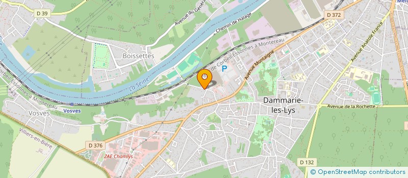 localisation de l'entreprise MONSIEUR JOAQUIM DE SOUSA à DAMMARIE-LES-LYS