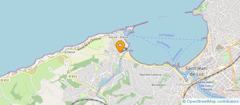 localisation de l'entreprise MONSIEUR JOAQUIM DO ROSARIO TAVARES  CIBOURE