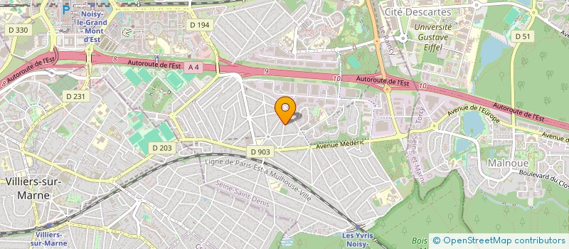 localisation de l'entreprise MONSIEUR JOAQUIM DOMINGOS  NOISY-LE-GRAND