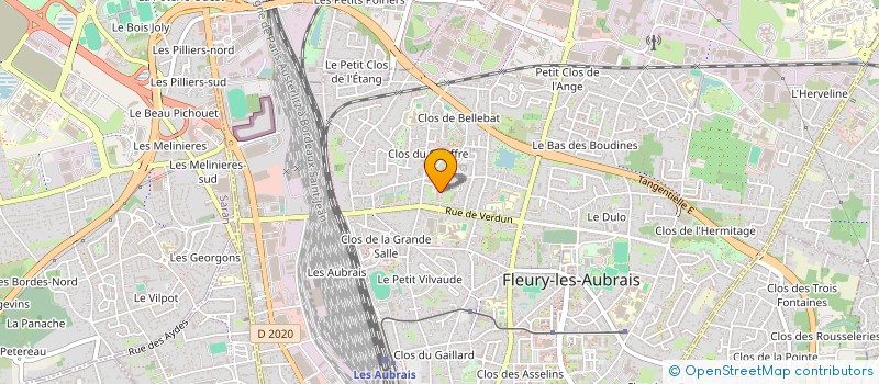 localisation de l'entreprise MONSIEUR JOAQUIM DOMINGOS à FLEURY-LES-AUBRAIS
