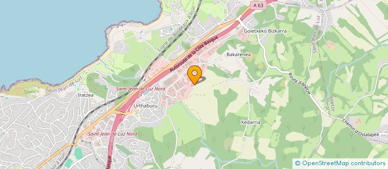 localisation de l'entreprise MONSIEUR JOAQUIM FERNANDES CHIPELO à SAINT-JEAN-DE-LUZ