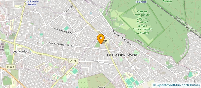 localisation de l'entreprise MONSIEUR JOAQUIM FERREIRA  LE PLESSIS-TREVISE