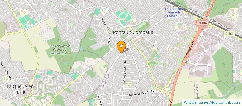 localisation de l'entreprise MONSIEUR JOAQUIM FERREIRA à PONTAULT-COMBAULT