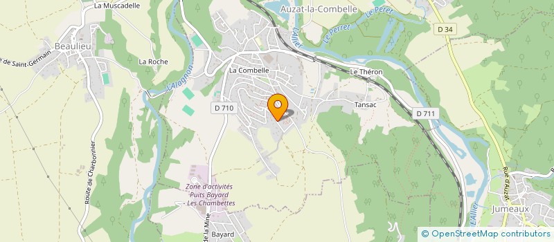 localisation de l'entreprise MONSIEUR JOAQUIM FERREIRA  AUZAT-LA-COMBELLE