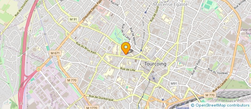 localisation de l'entreprise MONSIEUR JOAQUIM FERREIRA COELHO à TOURCOING