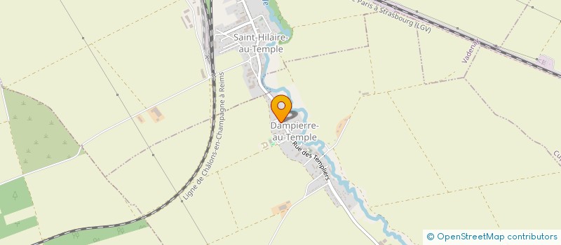 localisation de l'entreprise MONSIEUR JOAQUIM FERREIRA DE AZEVEDO  DAMPIERRE-AU-TEMPLE
