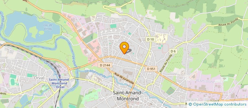 localisation de l'entreprise MONSIEUR JOAQUIM GONCALVES DE OLIVEIRA  SAINT-AMAND-MONTROND