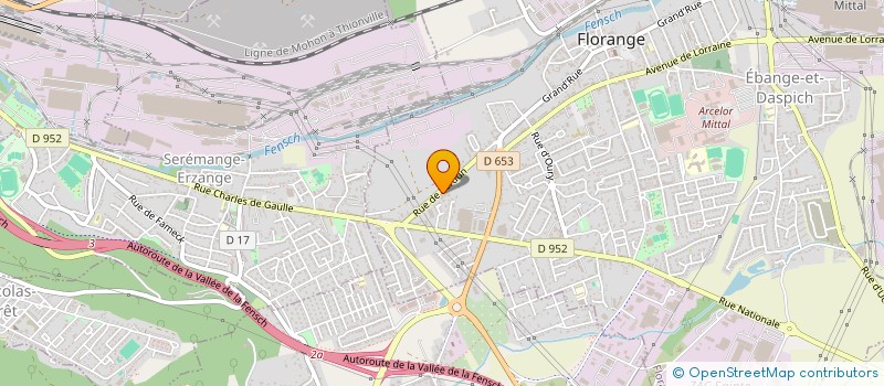 localisation de l'entreprise MONSIEUR JOAQUIM GONCALVES LUCAS BENTO  FLORANGE