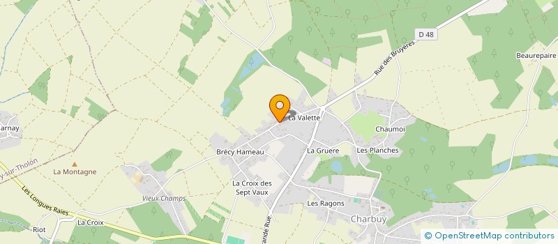 localisation de l'entreprise MONSIEUR JOAQUIM GONCALVES PEREIRA à CHARBUY