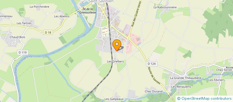 localisation de l'entreprise MONSIEUR JOAQUIM GOURDIN  SAINT-SAVINIEN