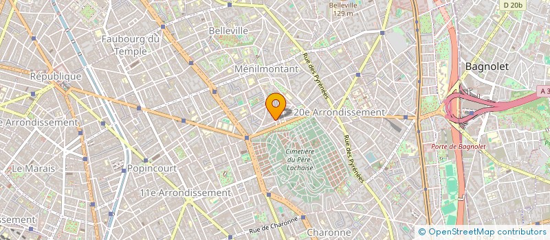 localisation de l'entreprise MONSIEUR JOAQUIM LAFON  PARIS