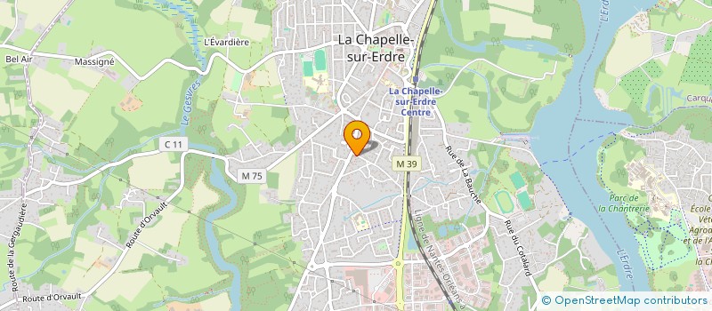 localisation de l'entreprise MONSIEUR JOAQUIM LEGUAY  LA CHAPELLE-SUR-ERDRE