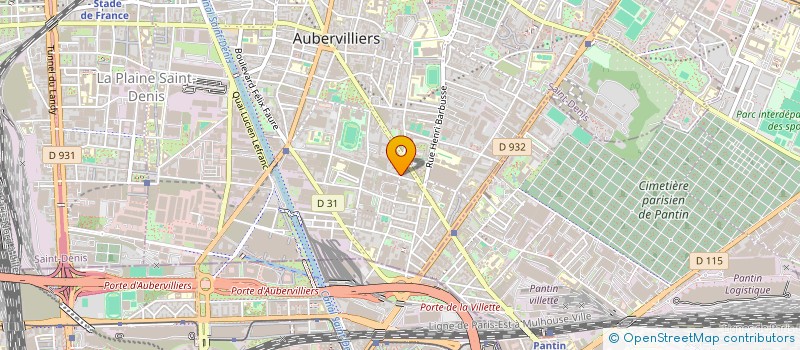 localisation de l'entreprise MONSIEUR JOAQUIM LOPES à AUBERVILLIERS