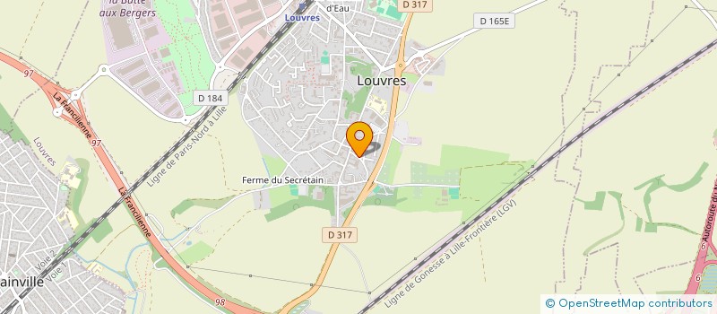 localisation de l'entreprise MONSIEUR JOAQUIM MARCELINO DOS SANTOS  LOUVRES