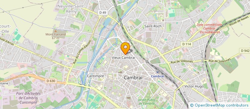 localisation de l'entreprise MONSIEUR JOAQUIM MARTINS CORGAS  CAMBRAI