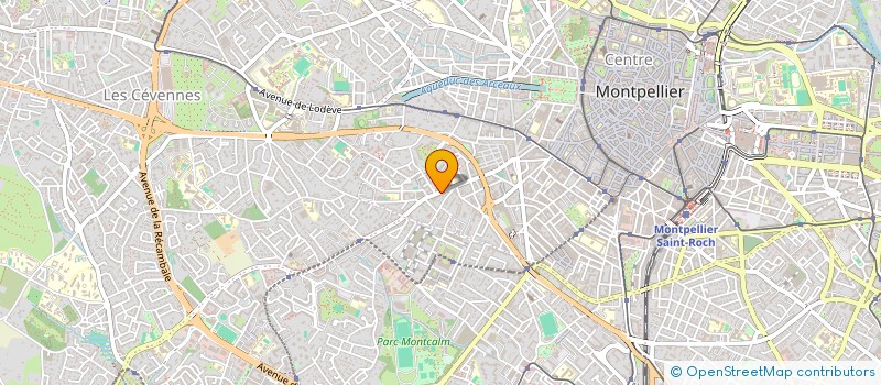 localisation de l'entreprise MONSIEUR JOAQUIM MATHIEU à MONTPELLIER