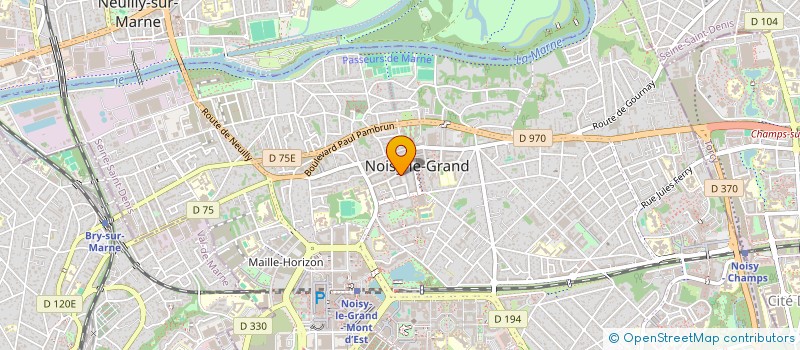 localisation de l'entreprise MONSIEUR JOAQUIM MENDES RIBEIRO  NOISY-LE-GRAND