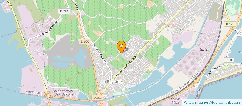 localisation de l'entreprise MONSIEUR JOAQUIM MIRANDA JACINTO à FRONTIGNAN