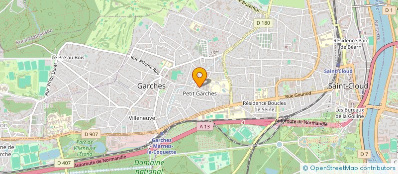 localisation de l'entreprise MONSIEUR JOAQUIM MOREIRA DA COSTA à GARCHES