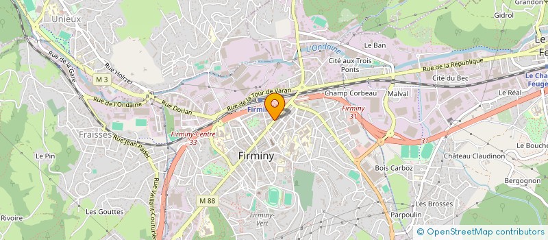 localisation de l'entreprise MONSIEUR JOAQUIM NUNES à FIRMINY