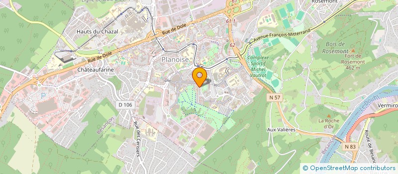 localisation de l'entreprise MONSIEUR JOAQUIM OLIVEIRA  BESANCON