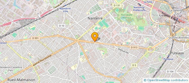 localisation de l'entreprise MONSIEUR JOAQUIM PIMENTA à NANTERRE