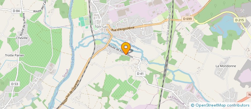 localisation de l'entreprise MONSIEUR JOAQUIM PINHEIRO  NERSAC