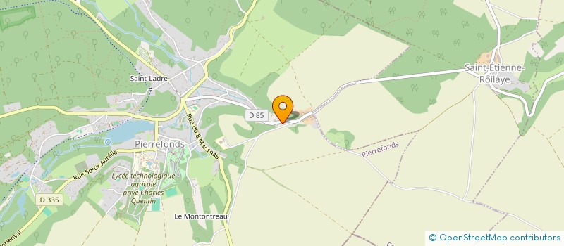 localisation de l'entreprise MONSIEUR JOAQUIM RAMOS  PIERREFONDS