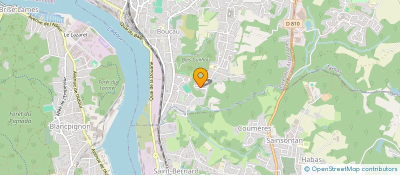 localisation de l'entreprise MONSIEUR JOAQUIM REGO  BOUCAU