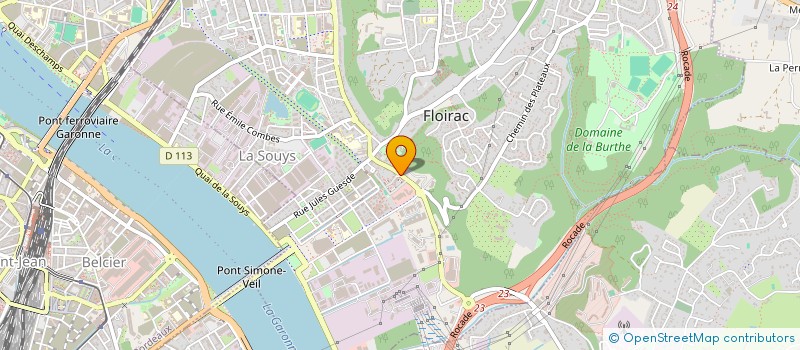 localisation de l'entreprise MONSIEUR JOAQUIM RIBEIRO CARDOSO  FLOIRAC