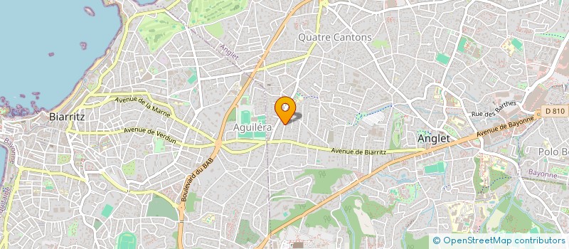 localisation de l'entreprise MONSIEUR JOAQUIM RIBEIRO CORREIRA  ANGLET