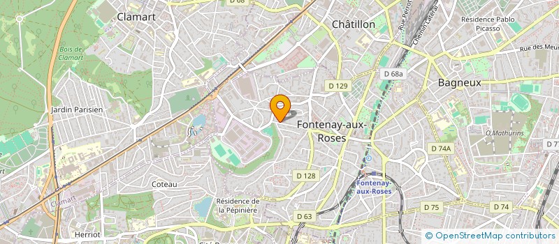 localisation de l'entreprise MONSIEUR JOAQUIM RIBEIRO PEREIRA à FONTENAY-AUX-ROSES