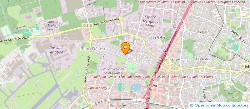 localisation de l'entreprise MONSIEUR JOAQUIM ROMPANTE à MERIGNAC
