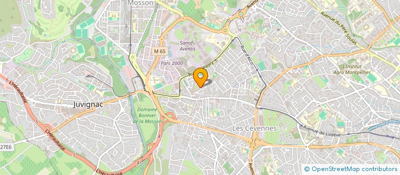 localisation de l'entreprise MONSIEUR JOAQUIM SCELLIER  MONTPELLIER