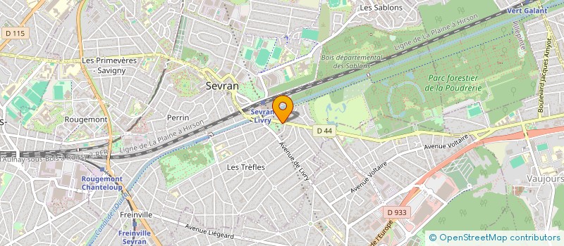 localisation de l'entreprise MONSIEUR JOAQUIM VARELA RAMOS à SEVRAN