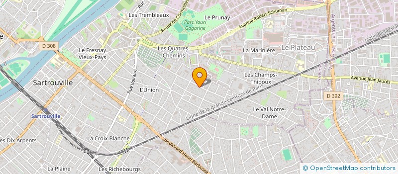 localisation de l'entreprise MONSIEUR JOAQUIN GAMEIRO à SARTROUVILLE