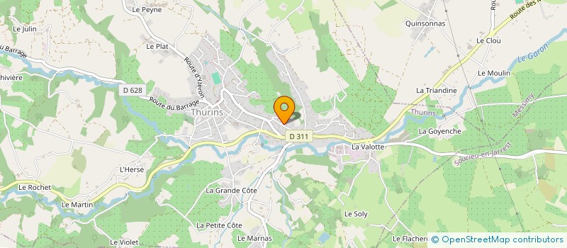 localisation de l'entreprise MONSIEUR JOAQUIN SANCHEZ VINUALES  SABLONS