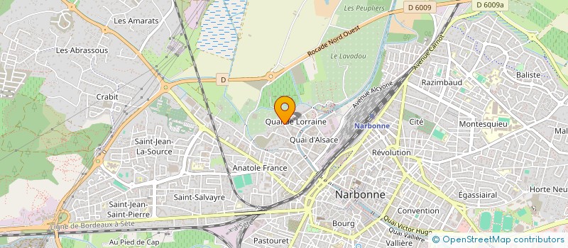 localisation de l'entreprise MONSIEUR JOAQUIN SANTIAGO SANTIAGO  NARBONNE